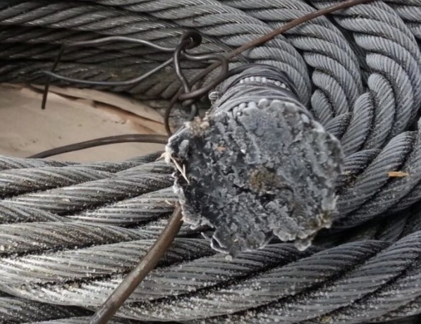 Канат стальной двойной круглопрядный правой свивки 1 ЛК-О 11,5 мм ГОСТ 3069-80 фото