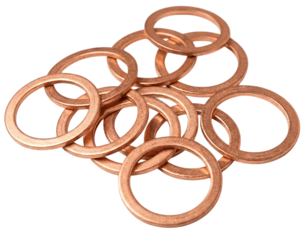 Кольцо медное для гидравлики М2 74х80х1 мм DIN 7603 фото