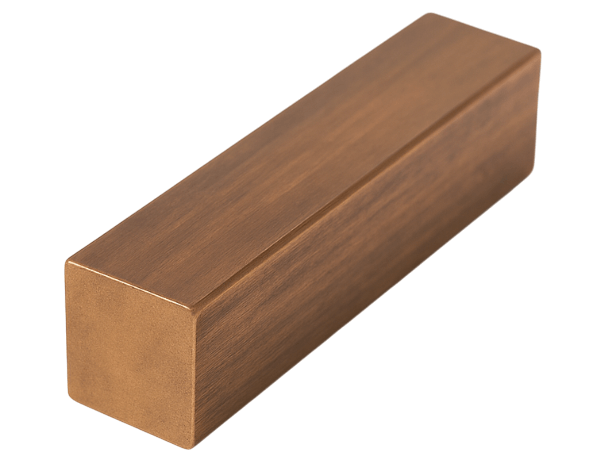 Квадрат бронзовый г/к БрАЖН10-4-4 5х5 мм ГОСТ 1628-2019 фото