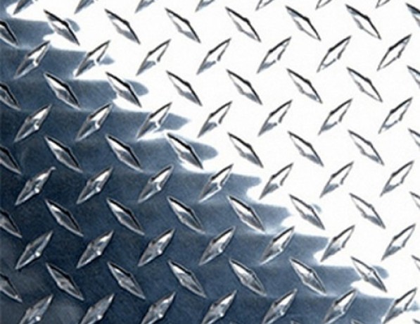 Лист нержавеющий рифленый г/к даймонд AISI 304 3 мм фото