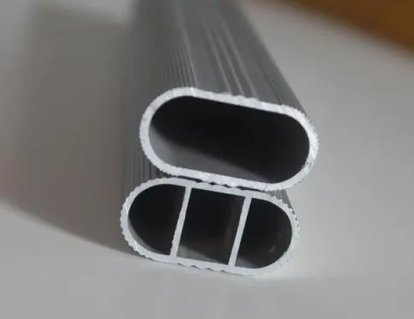 Профиль алюминиевый прессованный овальный Д1 20х10х2 мм ГОСТ 18591-91 фото