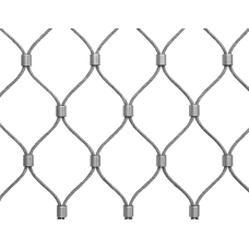 Сетка нержавеющая тросовая фото